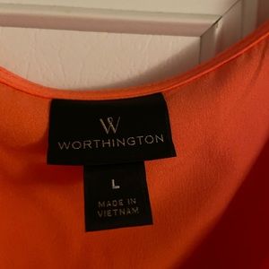 Worthington Orange Blouse
